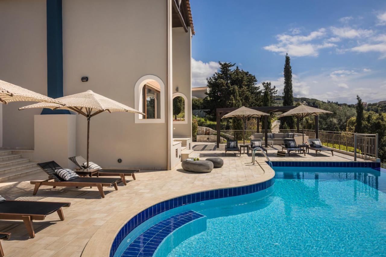 Luxury Villa Karmaniolos Fiskardo Kefalonia Eksteriør billede