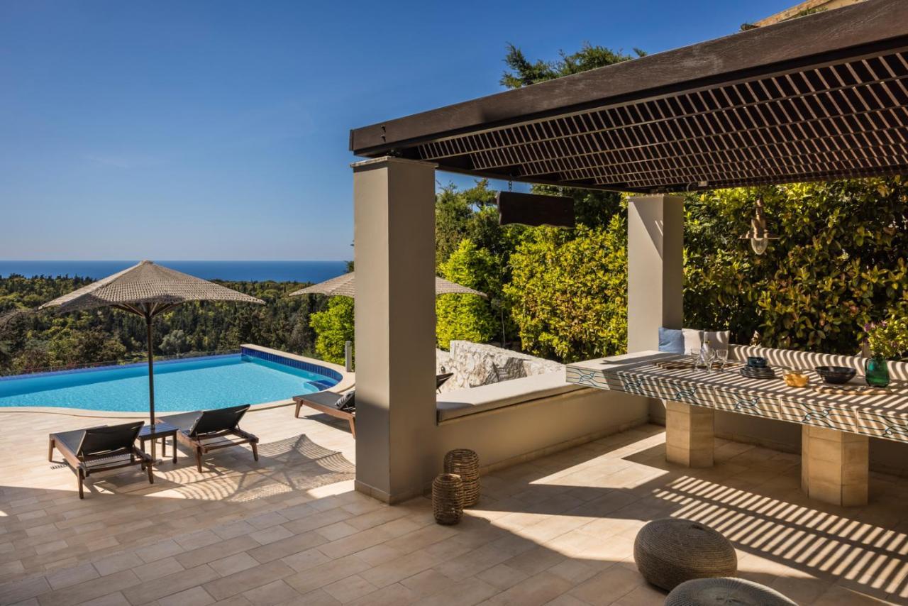 Luxury Villa Karmaniolos Fiskardo Kefalonia Eksteriør billede