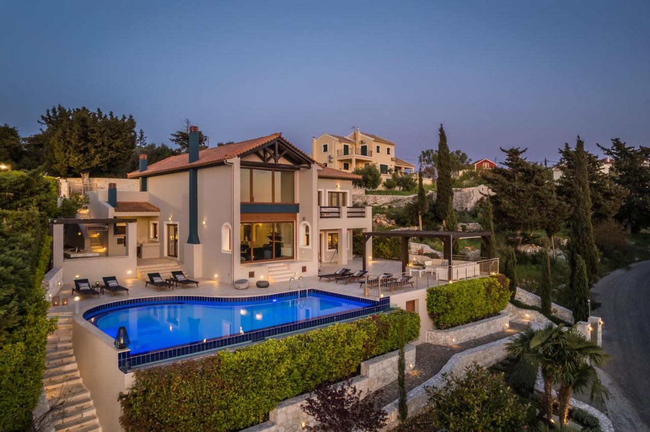 Luxury Villa Karmaniolos Fiskardo Kefalonia Eksteriør billede