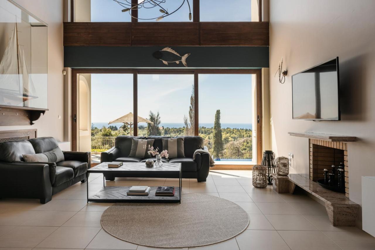Luxury Villa Karmaniolos Fiskardo Kefalonia Eksteriør billede