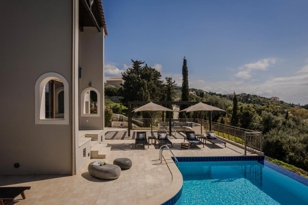 Luxury Villa Karmaniolos Fiskardo Kefalonia Eksteriør billede